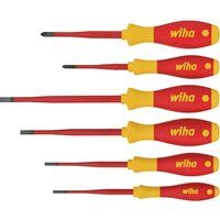 Wiha 35389 SoftFinish® electric slimFix SL/PH Screwdriver Set, 6 Piece WHA35389