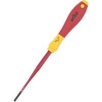WIHA Slotted Insulated Electricians VDE Screwdrivers Slim Fit SoftFinish 1000v