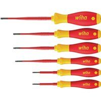 Wiha 36558 SoftFinish® electric slimFix TORX® Screwdriver Set, 6 Piece WHA36558