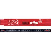 Wiha Longlife Plus Composite Folding ruler - 2 m - Metric - 10 Arms