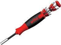 WIHA Wiha LiftUp Magnetic Screwdriver with Bit Magazine 12 bits