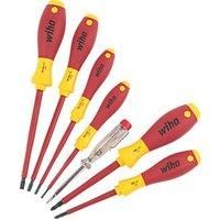 Wiha Softfinish Mixed 7 Piece VDE Screwdriver Set 39801