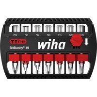 Wiha 42116 BitBuddy TY Phillips Pozi Torx Screwdriver Bit Set 7 Piece