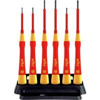 Wiha 42989 6 Piece Screwdriver Set PicoFinish® VDE Precision Slot/Phillips