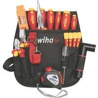 Wiha 44574 electrician Tool Set, 18 Piece (inc. Belt Pouch) WHA44574