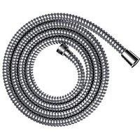 hansgrohe Metaflex shower hose 1.25 m, anti-kink and flexible, chrome effect coil wrap 28262000