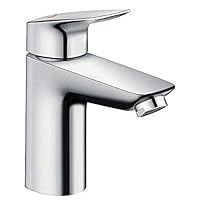 hansgrohe Logis basin mixer tap 100 with CoolStart energy saving function and pop up waste, chrome 71102000