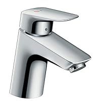 hansgrohe Logis basin mixer tap 70 with CoolStart energy saving function and pop up waste, chrome 71072000