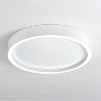 Bopp Aura LED ceiling lamp 40 cm white/white