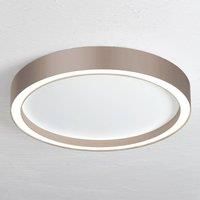 Bopp Aura LED ceiling lamp 40 cm white/taupe