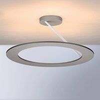 Bopp Stella ceiling lamp 1 ring 45 cm alu/white
