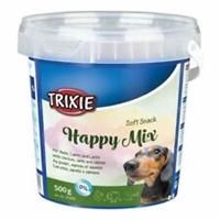 Trixie Soft Snack Happy Mix 500g Dog / Puppy Training Treats Lamb Chicken Salmon
