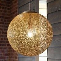 Paul Neuhaus Rural hanging lamp rusty brown 40cm - Crete