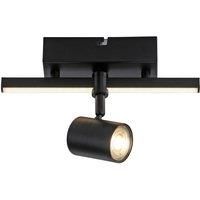 Paul Neuhaus Barik LED downlight, black, one-bulb