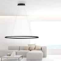Paul Neuhaus Titus LED pendant light oval 118x56cm