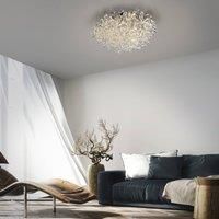Paul Neuhaus Ricicle ceiling light, crystal pendant, 60 cm