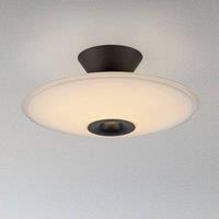 Paul Neuhaus Elipsa LED ceiling lamp, white/black, 35 cm