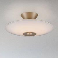 Paul Neuhaus Elipsa LED ceiling lamp, white/bronze, 35 cm