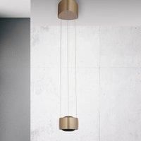Paul Neuhaus LED pendant light Q-Stretto, bronze, 14.5 cm