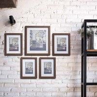 Nielsen Wassily 5 Piece Mixed Size Black Picture Frame Set