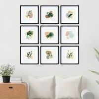Nielsen Picture Frame Set For Gallery Wall 9 Frames 30X30Cm Black