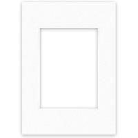 nielsen Conservation Picture Mount White A4, 21x29.7cm to fit Image Size 13x18cm, Acid-Free (pH Neutral) Protective Photo Mount, Smooth Surface - Pure White