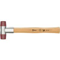 Wera 05000510001 2 x 265 mm "102" Soft-Faced Hammer with Urethane Head Sections - Silver