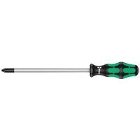 Wera 355 PZ Kraftform screwdriver, Pozidriv PZ 4 x 200 mm, 05009325001