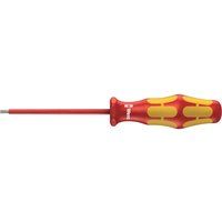 Wera Kraftform 160I VDE Insulated Parallel Slotted Screwdriver 2.5mm 80mm