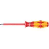 Wera 162 i PH Kraftform Plus Lasertip VDE Insulated Screwdriver, Phillips 2 x 100 mm, 05006154001