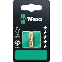Wera 073333 851/1 BDC Phillips BiTorsion PH2 Insert Bit Diamond Coat 25mm Carded