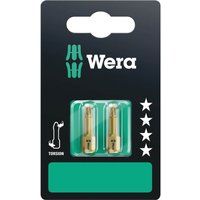 Wera Insert Bit - Carded Pack of 2 Pozidriv Tip Pz 1 25mm