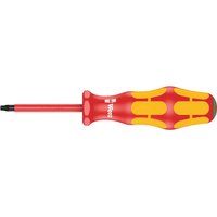 Wera Kraftform Plus Series 100 VDE 160 i Insulated Screwdriver for Slot Screws with Lasertip