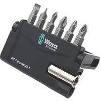 Wera 05056295001 Mini-Check Set Extra-Tough for Drill/Drivers, Slotted, Pozidriv, Phillips 7pc