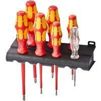 Wera 160 i/165 i/ 7 Piece Screwdriver Rack Set