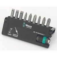 Wera 10 Piece Bit-Check Torsion Screwdriver Bit Set