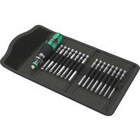 Wera 05059295001 Kraftform Kompakt 60 Nut/Slot/Hex/PH/PZ/Torx BO Set of 17
