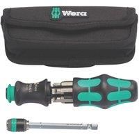 Wera 05051024001 Kraftform Compact Imperial Screwdriver Bit Set KK 25, Silver