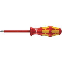 Wera Kraftform Plus Series 100 VDE 160 i Insulated Screwdriver for Slot Screws with Lasertip