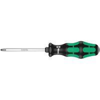 Wera 05009342001 2 x 100 mm 355 SK PZ Screwdriver for Phillips Screws - Silver
