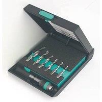 Wera 847/7 Combination Drill Bits Set, with 1/4" Rapidaptor Bit-Holder, 7pc, 05104651001