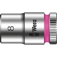 Wera 05003507001 8 mm 8790 HMA Zyklop Socket with Hexagon Drive - Silver