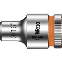 Wera 05003514001 3/16-Inch 8790 HMA Zyklop Socket with Hexagon Drive - Silver