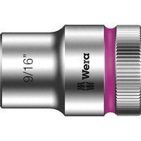 Wera 05003621001 9/16-Inch 8790 HMC Zyklop Socket with Hexagon Drive - Silver