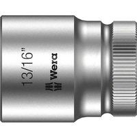 Wera 05003627001 13/16-Inch 8790 HMC Zyklop Socket with Hexagon Drive - Silver