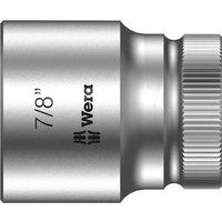 Wera 05003628001 7/8-Inch 8790 HMC Zyklop Socket with Hexagon Drive - Silver