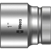 Wera 05003631001 1-Inch 8790 HMC Zyklop Socket with Hexagon Drive - Silver