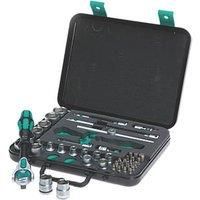 Wera 43 Piece 3/8" Zyklop Speed 8100 SB 2 Metric Socket & Ratchet Bit Set,003594