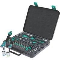 Wera 8100 SA/SC 2 Zyklop Speed Ratchet, Socket & Bit Set, 1/4" & 1/2" Drive, 43pc, 05160785001