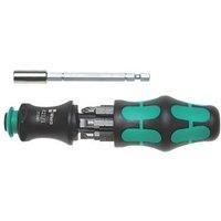 WERA Kraftform Kompakt KK 28 Screwdriver With Holder Adaptor,Pz,Ph Bits,073240